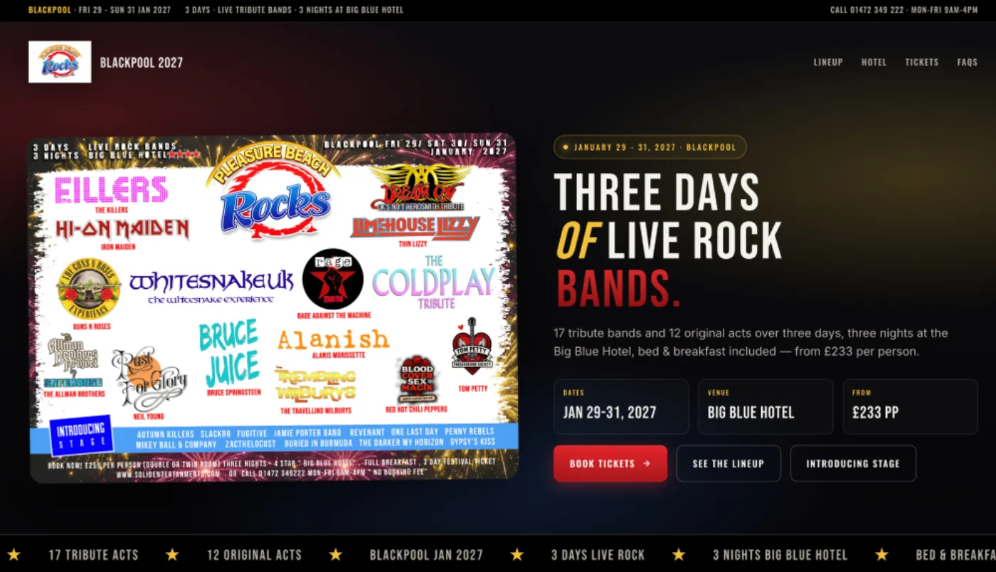 Pleasure Beach Rocks hero image